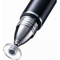 サンワサプライ ディスク式タッチペン(ブラック) PDA-PEN49BK 1本