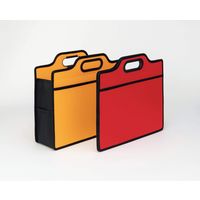 ライオン事務器 オフィスキャリングバック ビジカル A4ヨコ型 BK-353B 赤(レッド) 12900 1冊