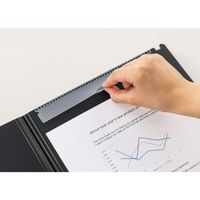 ライオン事務器 フラップ式ホルダー ビジカル A4E FH-300B 黄色(イエロー) 13987 1セット(1冊×3)