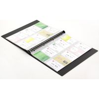 ライオン事務器 名刺ホルダー A4S 適正収容枚数300枚 MH-300R 黒(ブラック) 16049 1冊