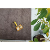 スミノエ コンシェルジュ エコロア100 防炎 ラグ ECR110 3500×5000mm ミックスブラウン 1枚（直送品）