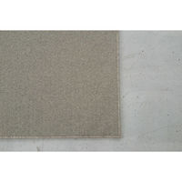 スミノエ コンシェルジュ ウールスコット プレーン 防炎 ラグ WS102 2000×2000mm ライトグレー 1枚（直送品）