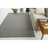 スミノエ コンシェルジュ ウールスコット プレーン 防炎 ラグ ウールスコット WS107 3000×3500mm ブルーグレー 1枚（直送品）