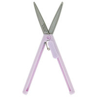 サンスター文具 スティッキール はさみ SLARINO ライトバイオレット S3720020 1セット(1個×3)