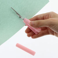 サンスター文具 スティッキール はさみ ピンク×ピンク S3791882 1セット(3本)