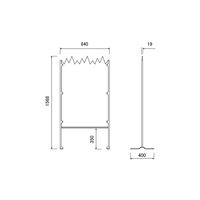 アール・エフ・ヤマカワ フェルトスクリーン W840×H1568 くさ型 グリーン RFFSCR-8415KSGN 1台（直送品）