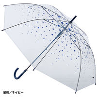 共栄工業 POE デザインビニールジャンプ傘 60cm チェック＆星＆ドット柄 12本アソートセット 40116-S 1箱（直送品）