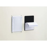 ライオン事務器 マグネットポケット A4 MP-C4 透明ブルー 28445 1個