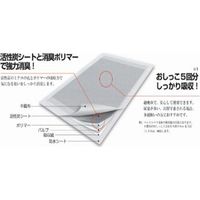 サノテック 炭の力　活性炭消臭シートワイド44枚MB-W44 330935 1箱（4パック入り）（直送品）