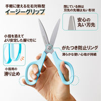 プラス はさみ フィットカットカーブスタンダード抗菌グリップブルー 35736 1セット(3本入)