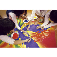 ターナー色彩 イベントカラー 550ml スパウトパック入 朱赤 絵の具 EVS55022