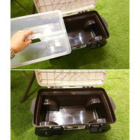 ベストコ フィールドカート トレー付 ボタニカルスタイル ブラウン MA-2221 1個