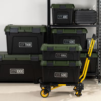 JEJアステージ アクティブストッカー600X（耐荷重80Kg） ブラックグリーン1個