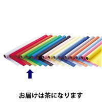 ゴークラ 色画用紙 ジャンボロールR 10m巻 茶 1巻 JR236