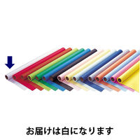 ゴークラ 色画用紙 ジャンボロールR 10m巻 白 1巻 JR100
