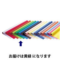 ゴークラ 色画用紙 ジャンボロールR 10m巻 黄緑 1巻 JR212