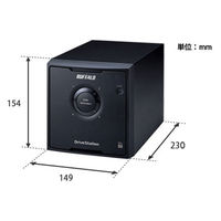 外付けHDD 8TB 4ドライブ ドライブステーション HDD HD-QL8TU3/R5J 1台 バッファロー（直送品）