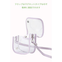 チェキケース instax mini 12専用 クリア カメラケース マグネット式フラップ ピンク IC-CCM12PN エレコム 1個（直送品）