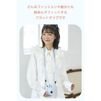 カメラストラップ 首掛け / 肩掛け / たすき掛け チェキ instax ブルー IC-STSDM12BU エレコム 1個（直送品）