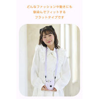 カメラストラップ 首掛け / 肩掛け / たすき掛け チェキ instax パープル IC-STSDM12PU エレコム 1個（直送品）