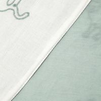 インド猫総刺繍ランチョンマット グレー studio CLIP