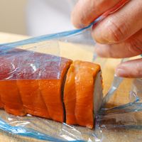 キッチニスタラップ 食品ラップ 抗菌 ブルー プラ刃タイプ 30cm×100m 業務用 長尺 1本 キッチニスタ