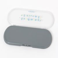 (らこれキッズ)ブロックロゴカトラリートリオセット チャコール LAKOLE/ラコレ