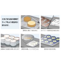 キッチニスタラップ 食品ラップ 抗ウイルス・抗菌 30cm×100m 業務用 長尺 1セット（1本×5）キッチニスタ