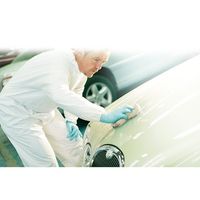 エスコ [M] 防護服(使い捨て/液体防護用) EA996AY-1A 1セット(4着)（直送品）