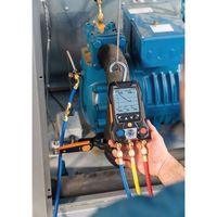 エスコ [マルチガス対応] デジタルマニホールド(ワイヤレス) EA101TS-102 1セット(1St)（直送品）