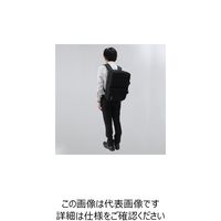 エスコ 410x310x180mm ビジネスバッグ(黒) EA927BE-91 1個（直送品）