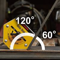 エスコ 129x111x39mm/50kg マグネットホルダー(切替式) EA781BM-7 1セット(3個)（直送品）