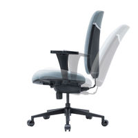 サンワサプライ 高機能ハイバックオフィスチェア(ライトブルー) SNC-T160LB 1個（直送品）