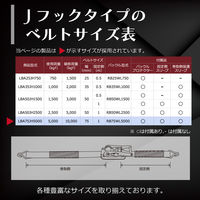 フリーク FREAK ラッシングベルト青 Jフック5ton 幅75mm×長さ1+7m 75300 1本（直送品）