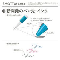 三菱鉛筆 水性サインペン EMOTT(エモット)5色セット No3 ビンテージカラー PEMSY5C.NO3 1セット（直送品）
