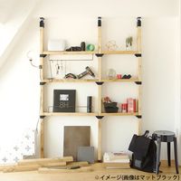 LABRICO(ラブリコ) 2×4棚受ダブル ブロンズ DXB-3 平安伸銅工業 1セット（直送品）