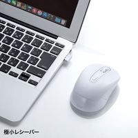 ワイヤレスマウス　無線　3ボタン　中型サイズ　ブルーLED　MA-WBL41WN　サンワサプライ　1個（直送品）