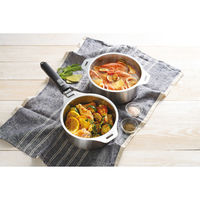 和平フレイズ 燕三 IH対応ハンドル着脱式鍋4点セット(蒸し台・中かご付) EM-033 1個（直送品）