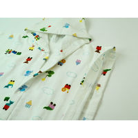 内野 アッコトト　accototo 内野　前あきポンチョ　(約)身長約85～90cm ホワイト　白 RM53026B W 1枚（直送品）