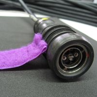 RIP-TIE（リップタイ） ケーブルラップ ゴムひも 25.4mmX457.2mm 100本入 ネオングリーン HE-18-100-NG（直送品）