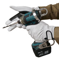 小野商事 羊革手袋 羊クレストマジック 黒アテ付 Lサイズ AG046 AG046L 1双（直送品）