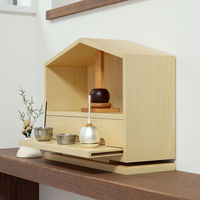 MOJYU ツヅリ インテリアミニ仏壇 ナチュラル 1台（直送品）