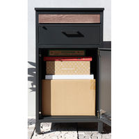 MOJYU ジェイク 宅配ボックス付ポスト ディムグレー 1台（直送品）