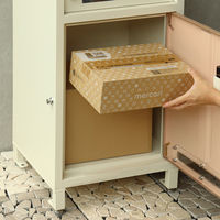 MOJYU ラウロ 宅配ボックス付ポスト アイボリー 1台（直送品）