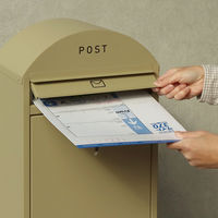 MOJYU ジェレミア スタンドポスト イエローベージュ/ブラック 1台（直送品）