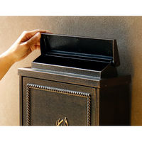 MOJYU ディアー 鋳物壁掛けポスト ブロンズ 1台（直送品）