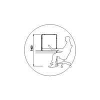 ナカキン 簡易飛沫防止パネル(W900) VPP-90 1枚 64-3951-41（直送品）