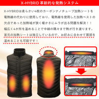 ベストアンサー aut-074-3l ヒートベスト2025年モデル バッテリーセット3Lサイズ 1セット（直送品）