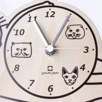 ヤマト工芸 置き時計 stand clock CATS ブリティッシュショートヘア 419854 1個（直送品）