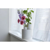 丸利玉樹利喜蔵商店 花瓶 AYA フラワーベース ロング S 陶器 ホワイト 409585 1個（直送品）